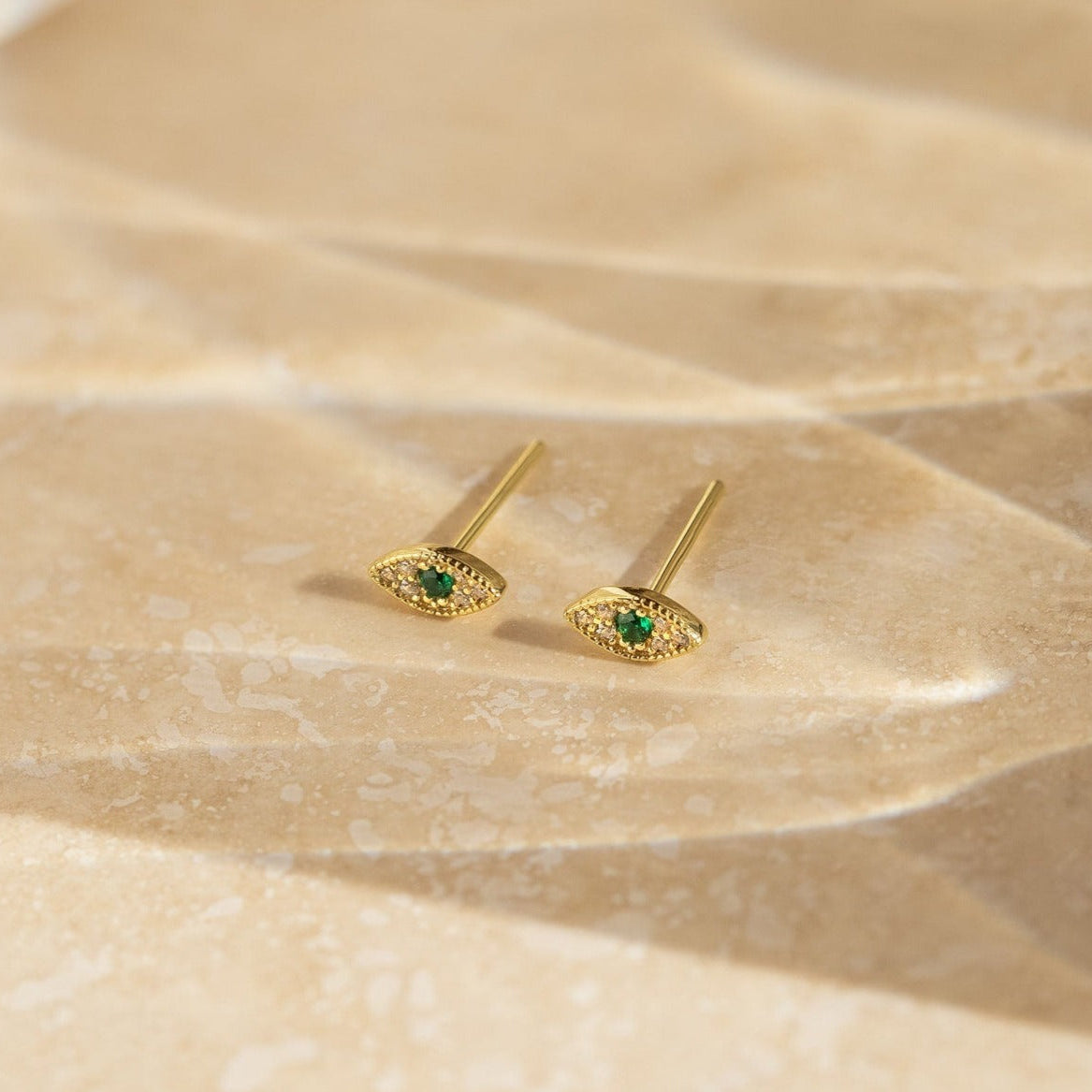 Haven Emerald Eye Studs